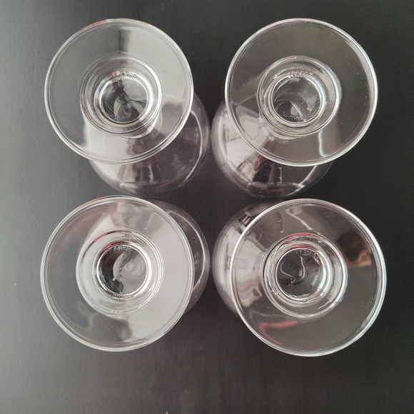 4 Luminarc | made in France | chalice style glasses | water | beer - Picture 3 of 15